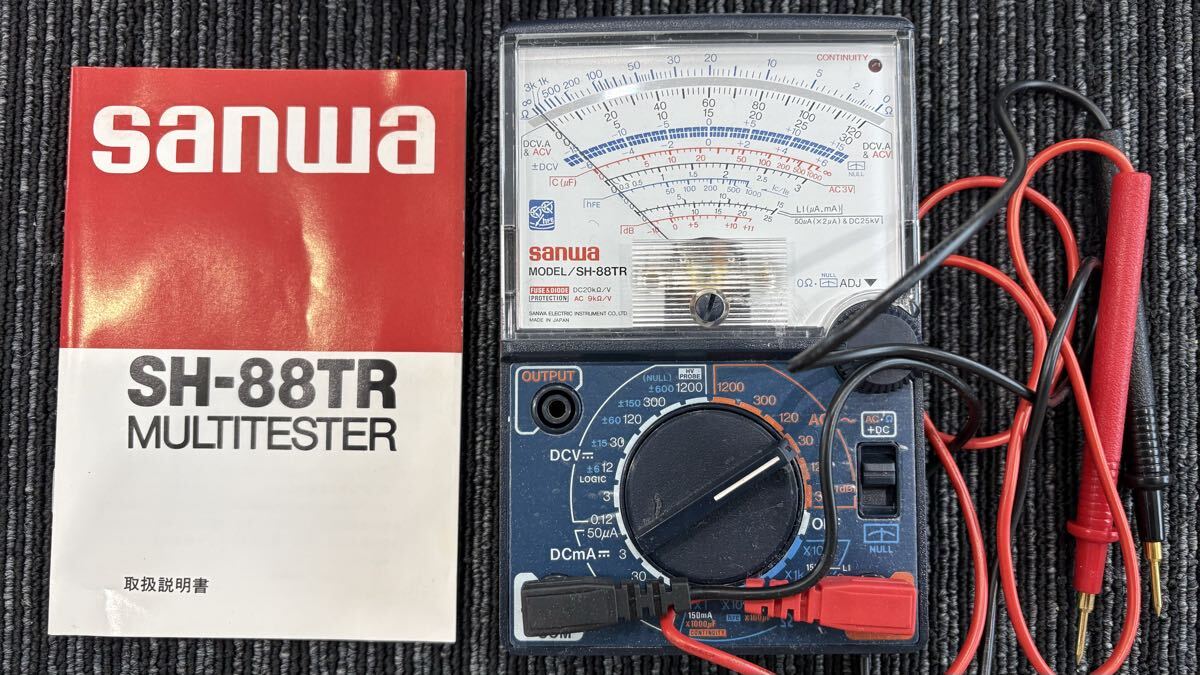 ☆ マルチ テスター SANWA ZX-505 MULTITESTER アナログテスター ☆の