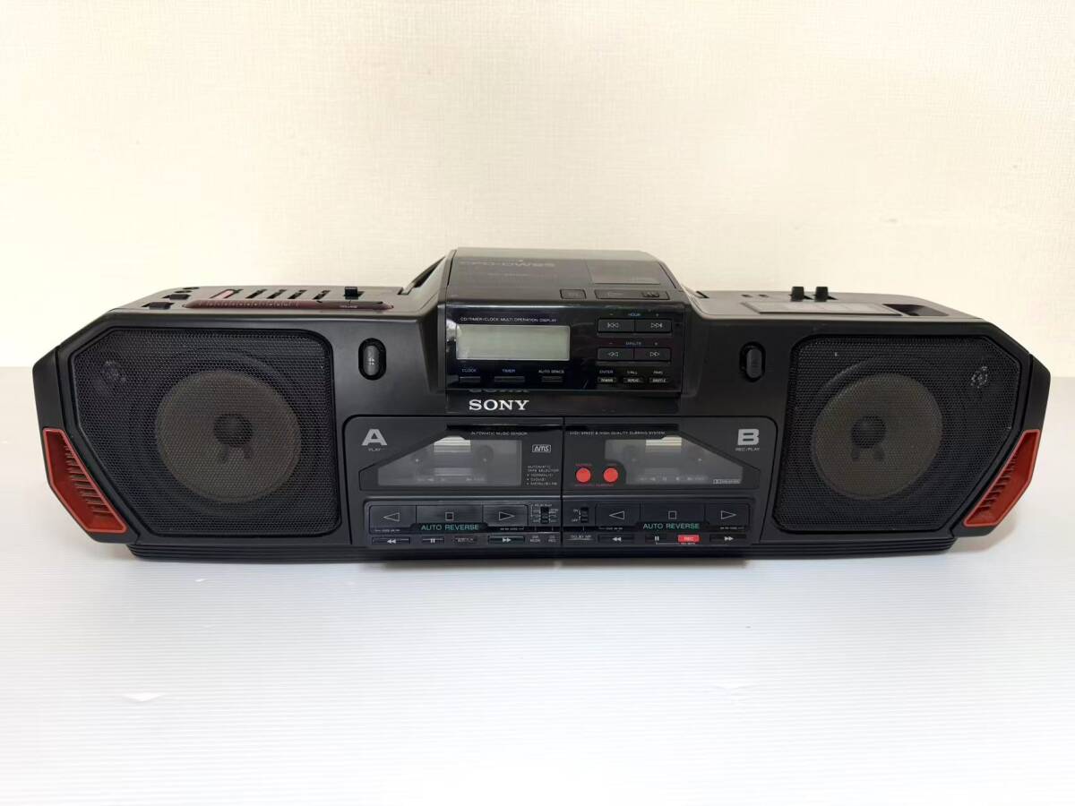 SONYドデカホーンCD CFD-900 ベルト交換済　一応ジャンクで 九十九堂】SONY ソニー ドデカホーン CFD-900 CDラジカセ 通電確認済