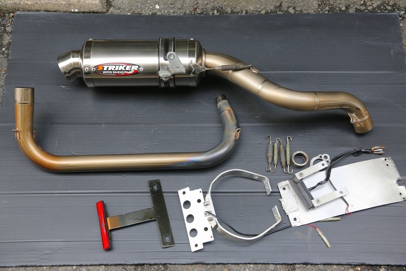 CBR1000RR SC57 ストライカーフルチタンマフラーの落札情報詳細