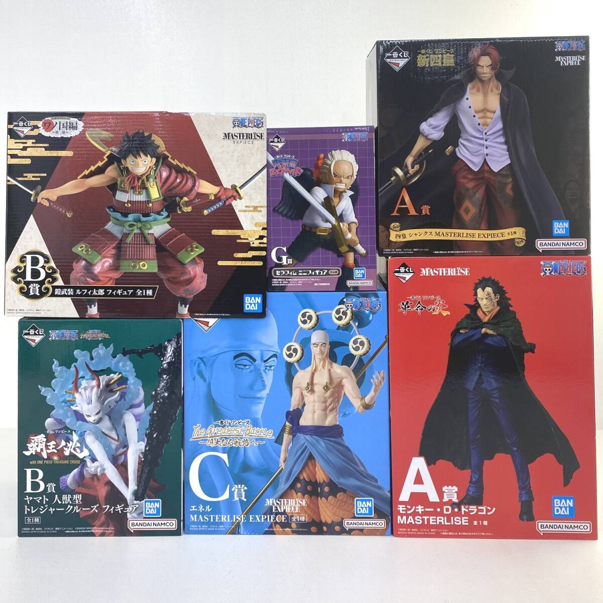 新品】【2種セット】ワンピース ワノ国 フィギュア ルフィ ゾロ ルフィ