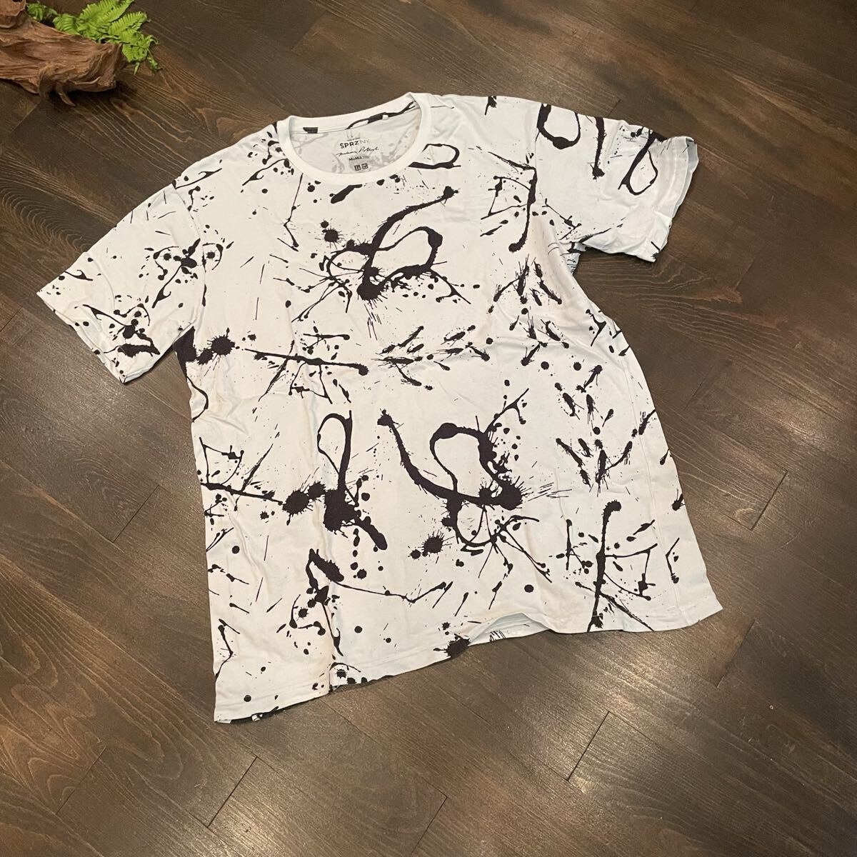 美品 サカイ プリーツ ラップスカート jackson pollock skirt 19-04677