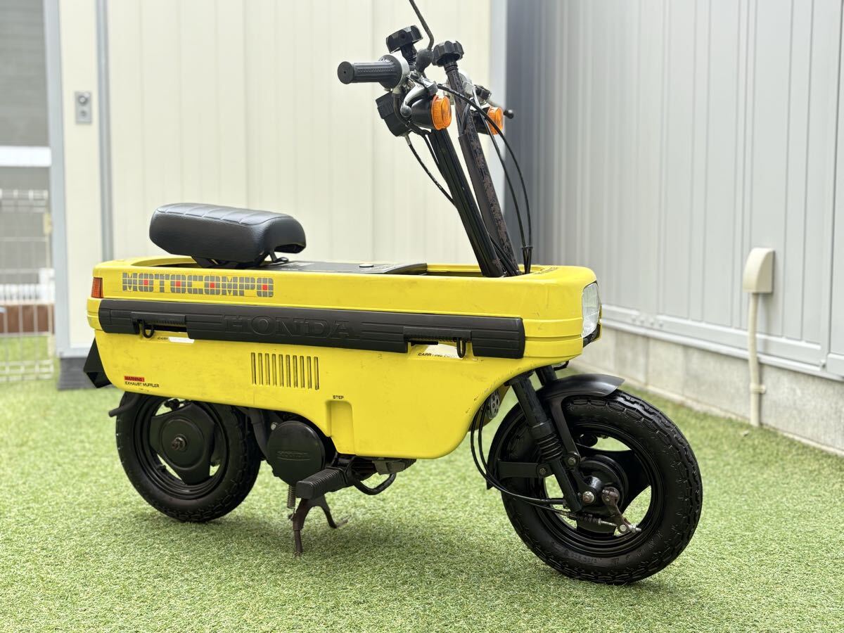 中古】希少 ホンダ モトコンポ イエロー 実働 MOTOCOMPO 白 中古】希少 ホンダ モトコンポ イエロー 実働 MOTOCOMPO 白