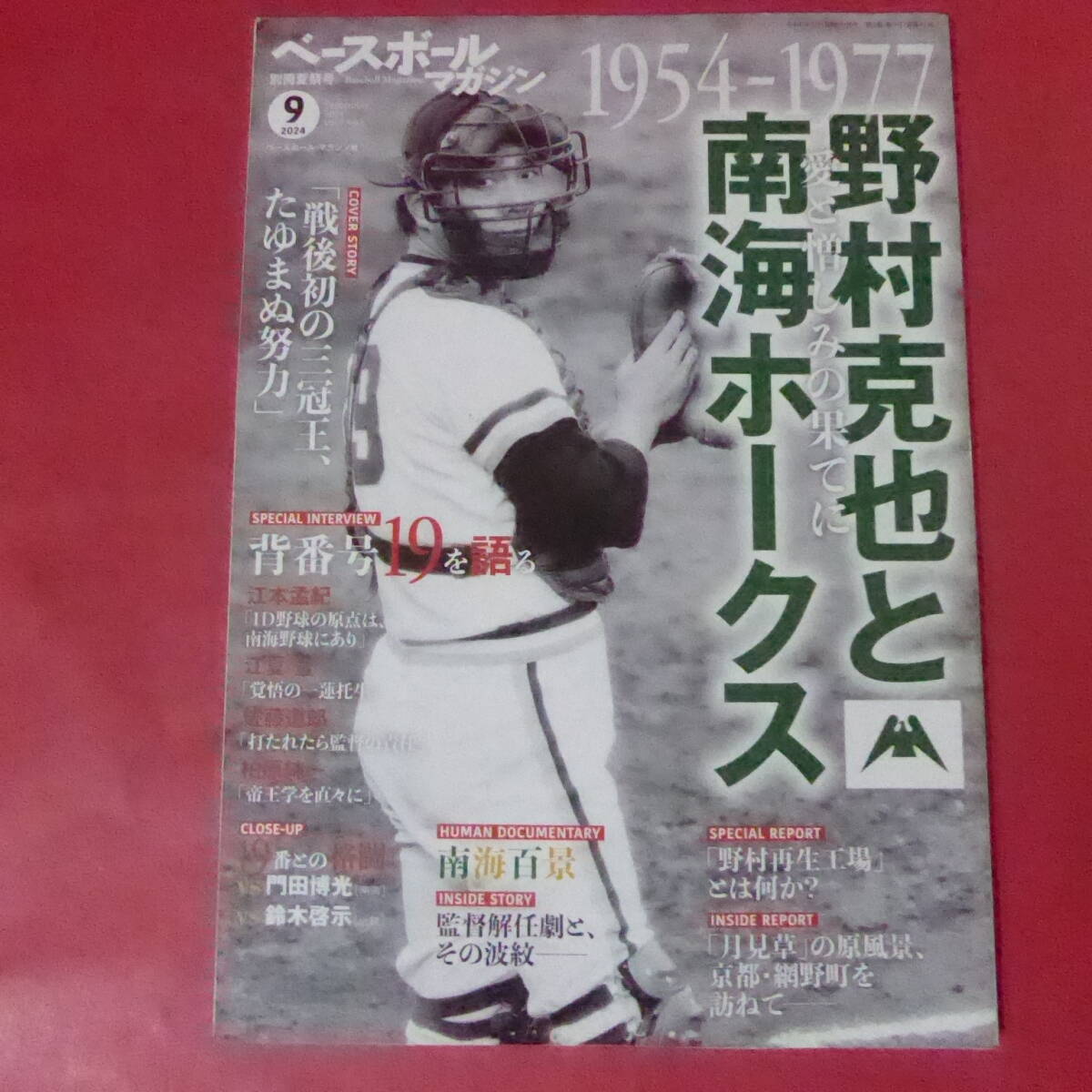 カルビープロ野球カード 1977年序盤戦激突特集No.11野村克也 南海