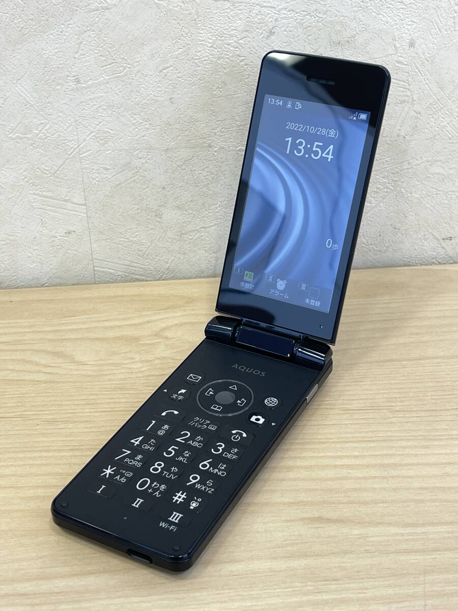 au AQUOSケータイ W64SH ＃1 SHARP ガラケー ケータイ 簡易動作確認