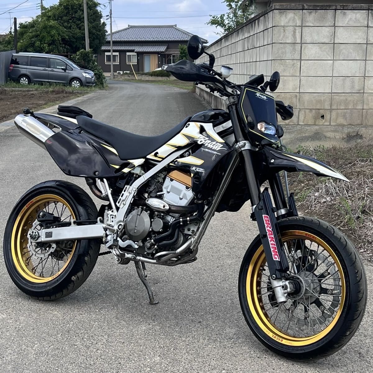 Dトラッカー125 モトクロス スペアホイール KLX125 70/100-19 90/100 