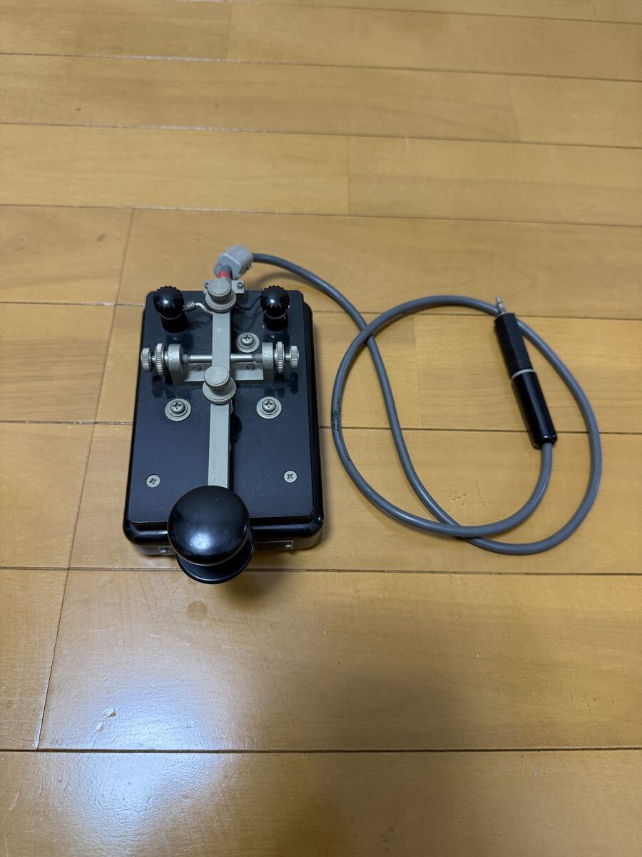 傷や汚れあり】電鍵 モールス信号 旧日本海軍艦船用火花式無線機用電鍵
