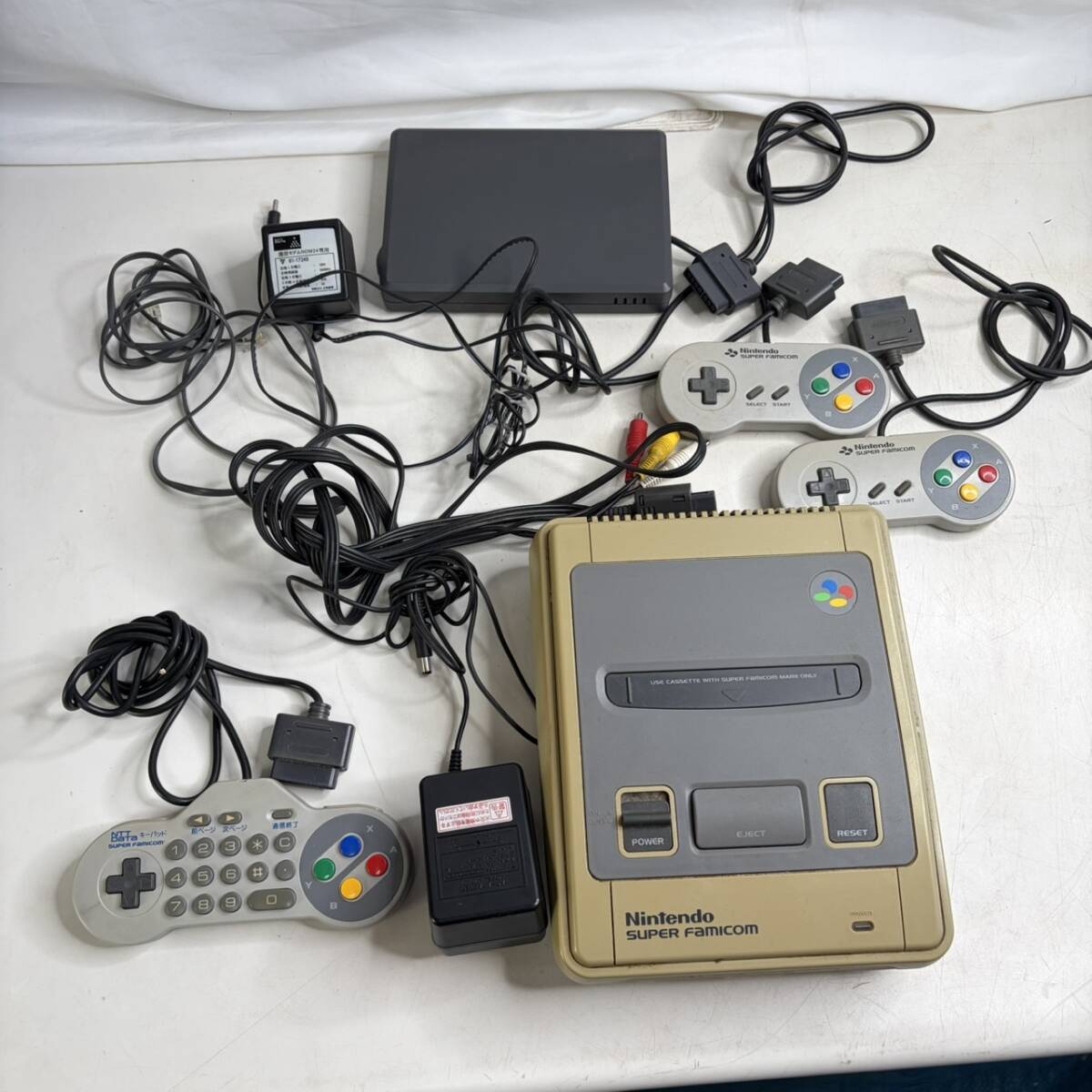 スーパーファミコン◇ NTTデータ通信株式会社 NTT DATA キーパッド JRA