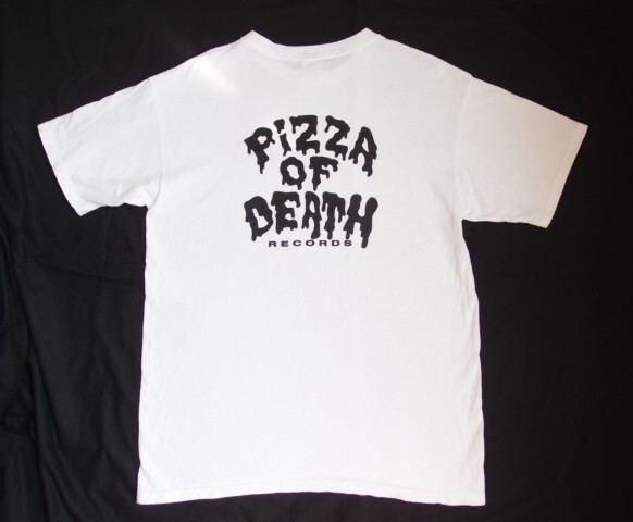 M☆PIZZA OF DEATHピザオブデス☆葛飾北斎Tシャツ ネイビー 浮世絵