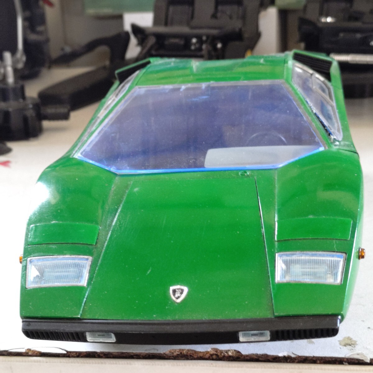 中古】タミヤ 1/12ラジコン用 ランボルギーニカウンタック 中古ボディ
