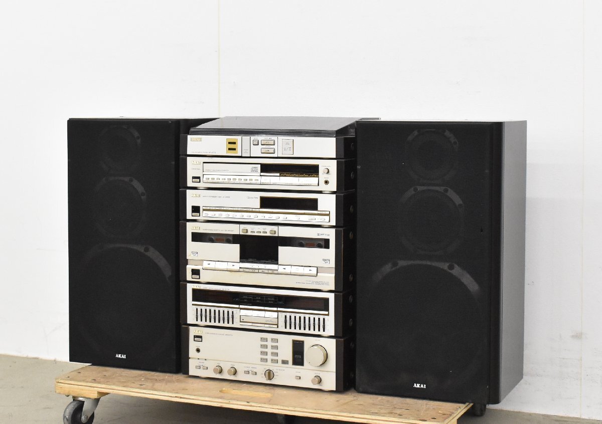 □中古☆AKAI アカイ システムコンポ AT-M712/EA-M712/AM-M712/CD-M712