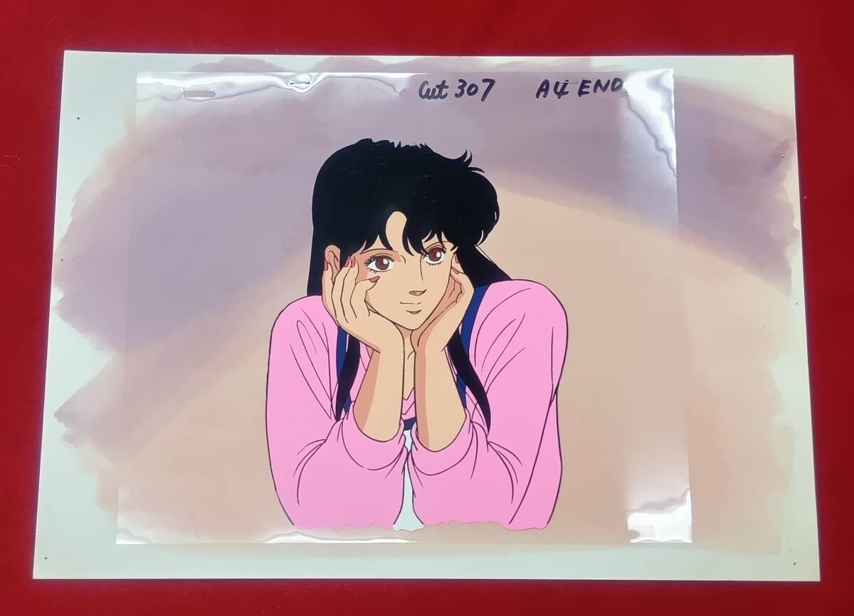 北条司原作アニメ「キャッツアイ ~CAT'S EYE~」泪と愛のセル画