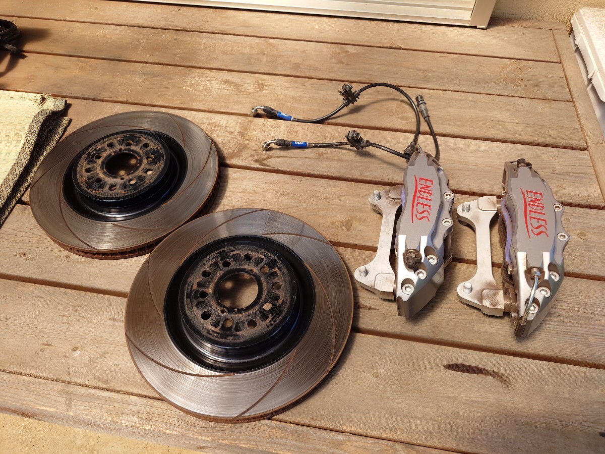 やや傷や汚れあり】WRX STI VAB 6pot 後期キャリパー 前期VAB S4流用