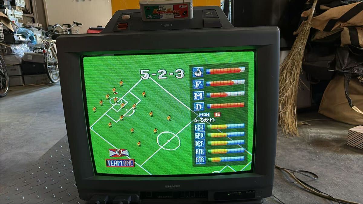 スーパーファミコン内蔵ブラウン管テレビ 14G－SF1の落札情報詳細