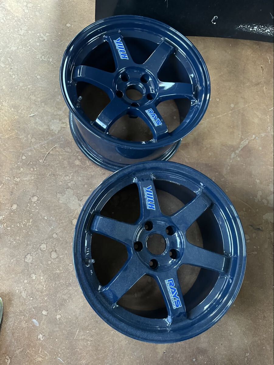 中古】RAYS レイズ TE37 14インチ 7J ±0 4本 PCD 114.3 AE86 ハチロク