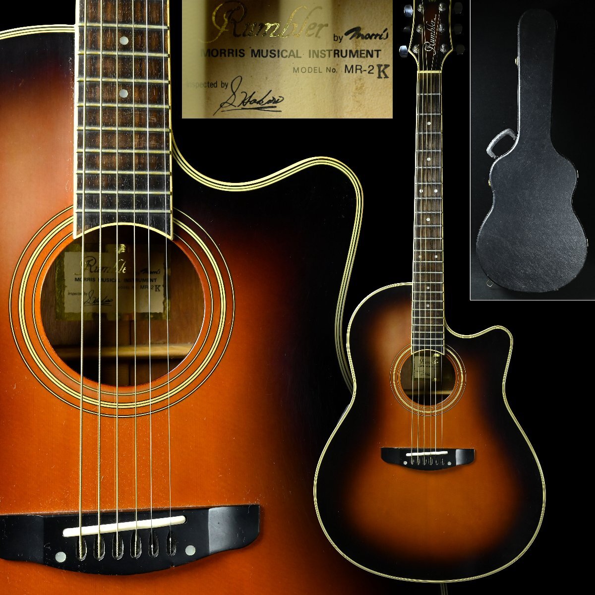 Morris SMR-502 SBU エレアコギター☆現状品の落札情報詳細 - Yahoo