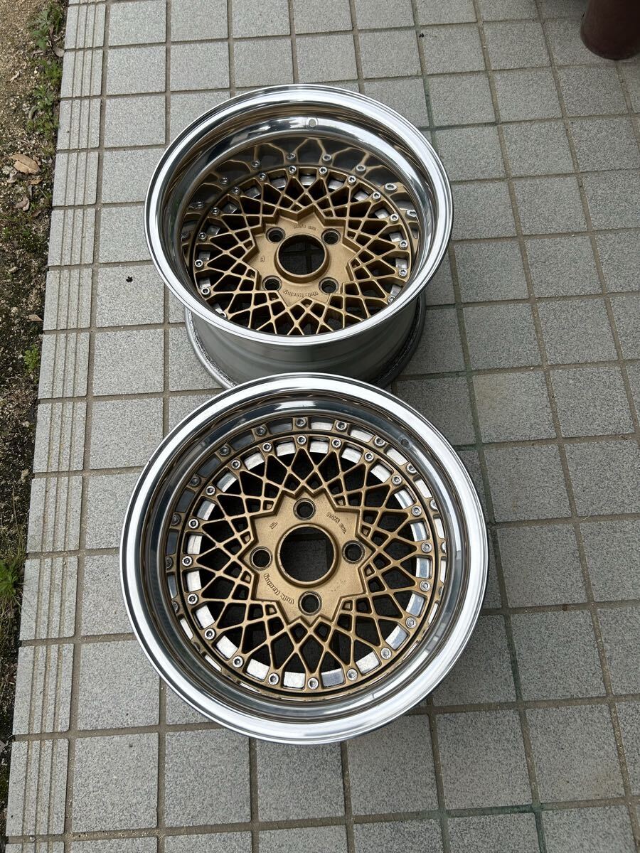 □ボルク・メッシュ□初期・当時物□13インチ/8J/9J□アドバンS/M