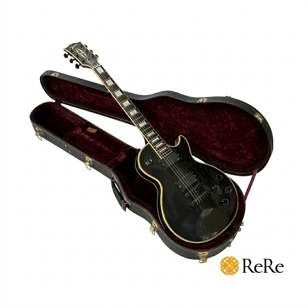 USED】Burny RLC55P バーニー レスポールカスタム P90タイプ