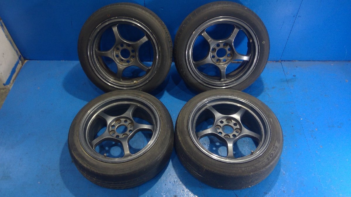 15インチ RAYS gram lights 57DR PCD100 4H 8J +35 グラムライツ 8.0J