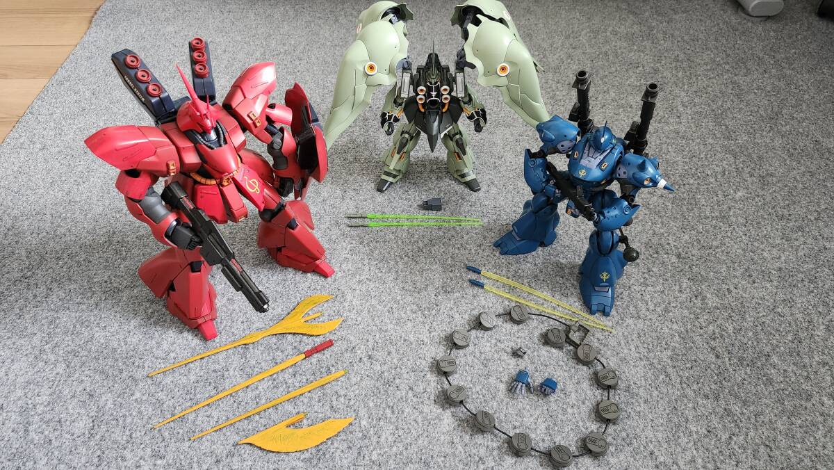ガンプラ ジャンク品 HGUC サザビー クシャトリヤ 2体セットの落札情報
