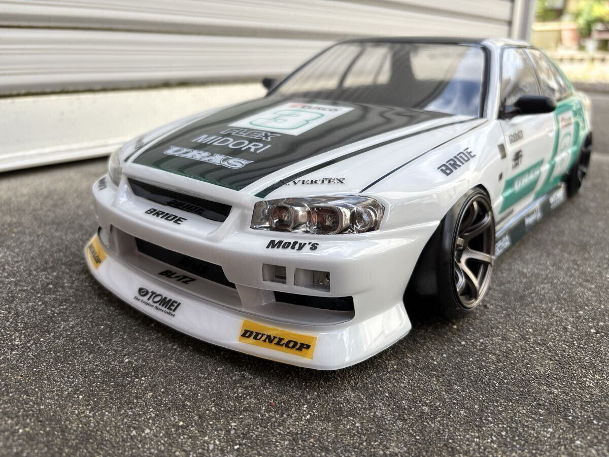 1/10 ラジコン RC ボディ 練習用 NISSAN スカイライン R32 GTR ヨコモ