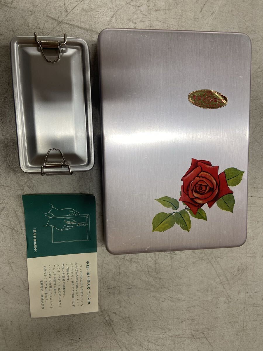 未使用品 昭和レトロ アルミ 弁当箱 2個/アンティーク*ビンテージ