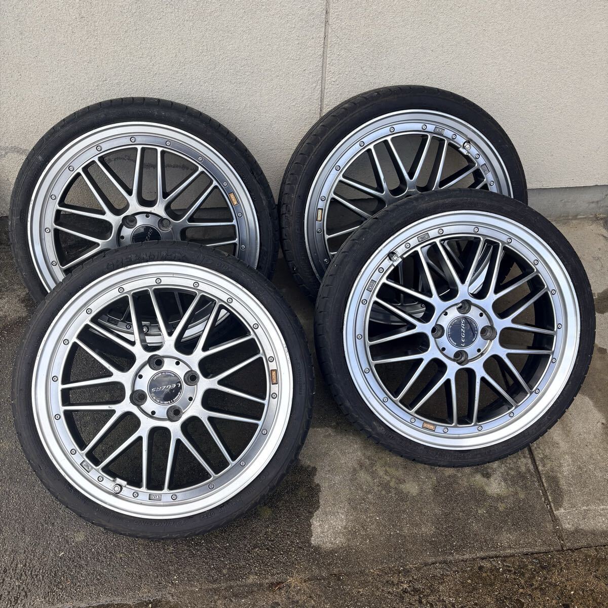 深リム シュティッヒ メッシュ 9J +12 114,3 4穴 SSR ワーク GT-R