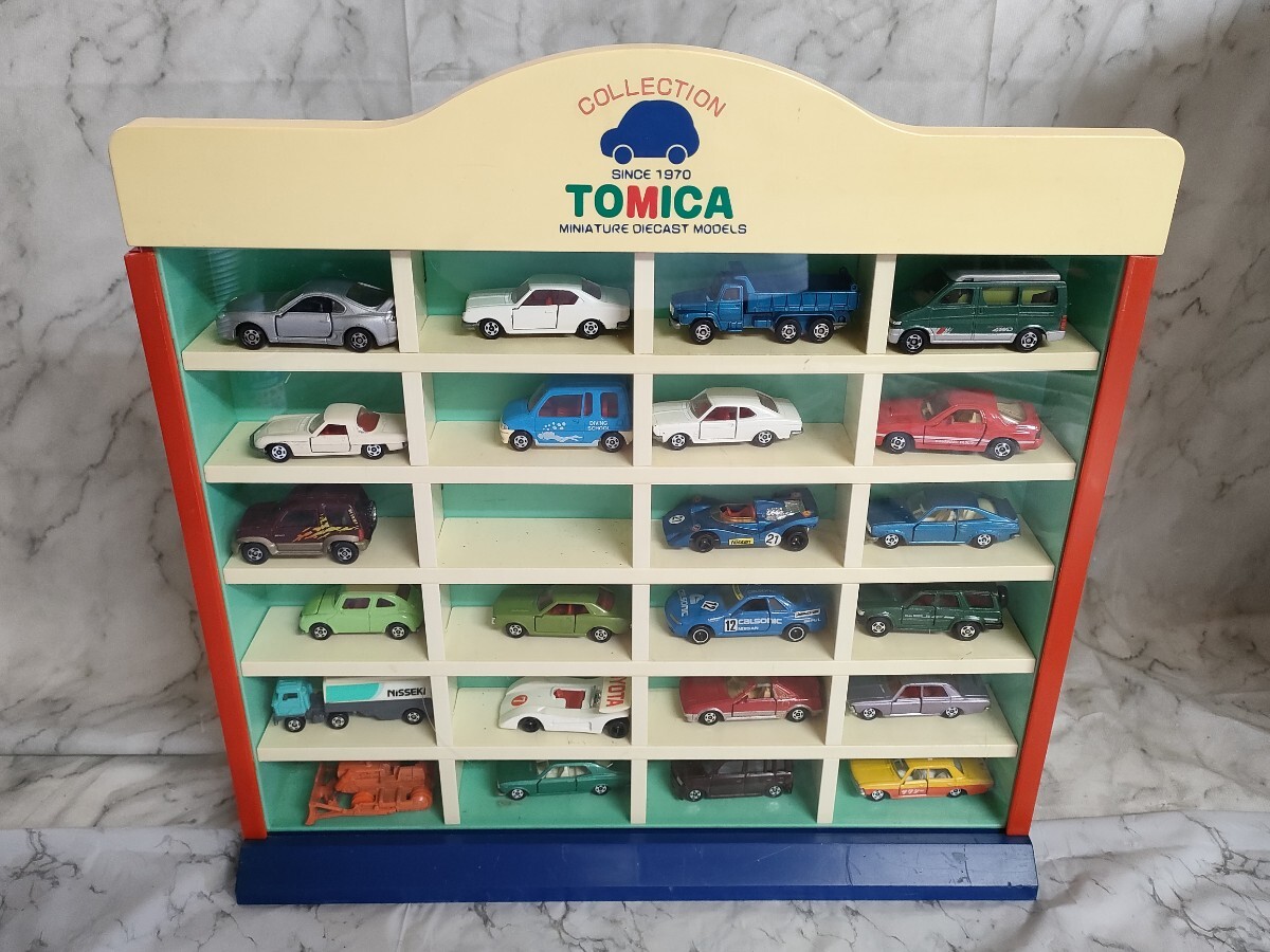 傷や汚れあり】トミカ コレクションケース 30台分 店頭用什器 TOMICA