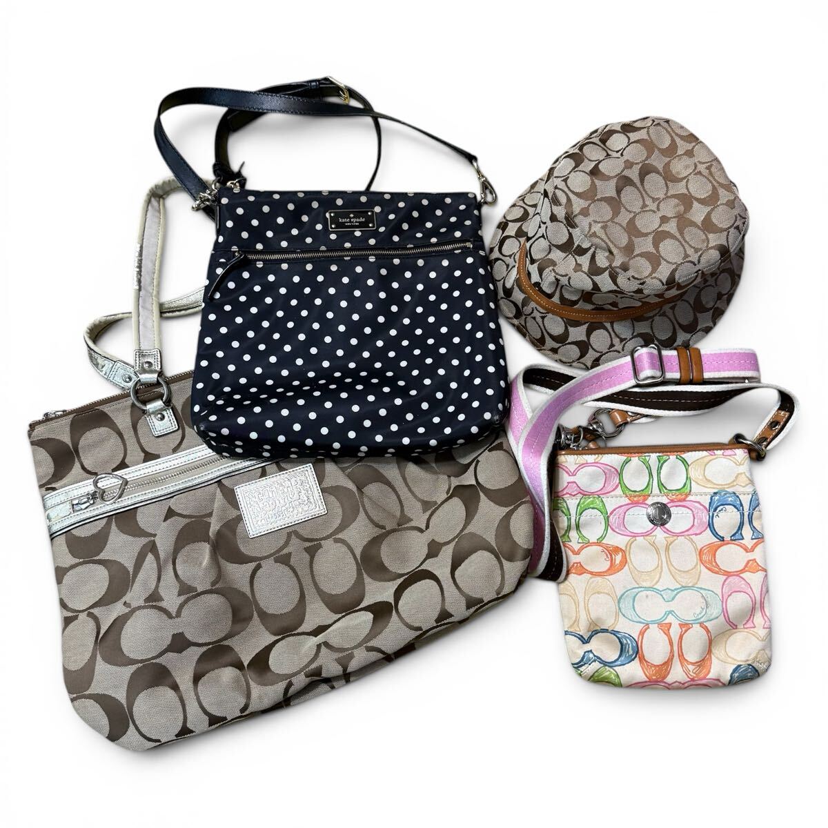 Kate spade ケイトスペード ◇ 2WAY ショルダーバッグ オフホワイト 