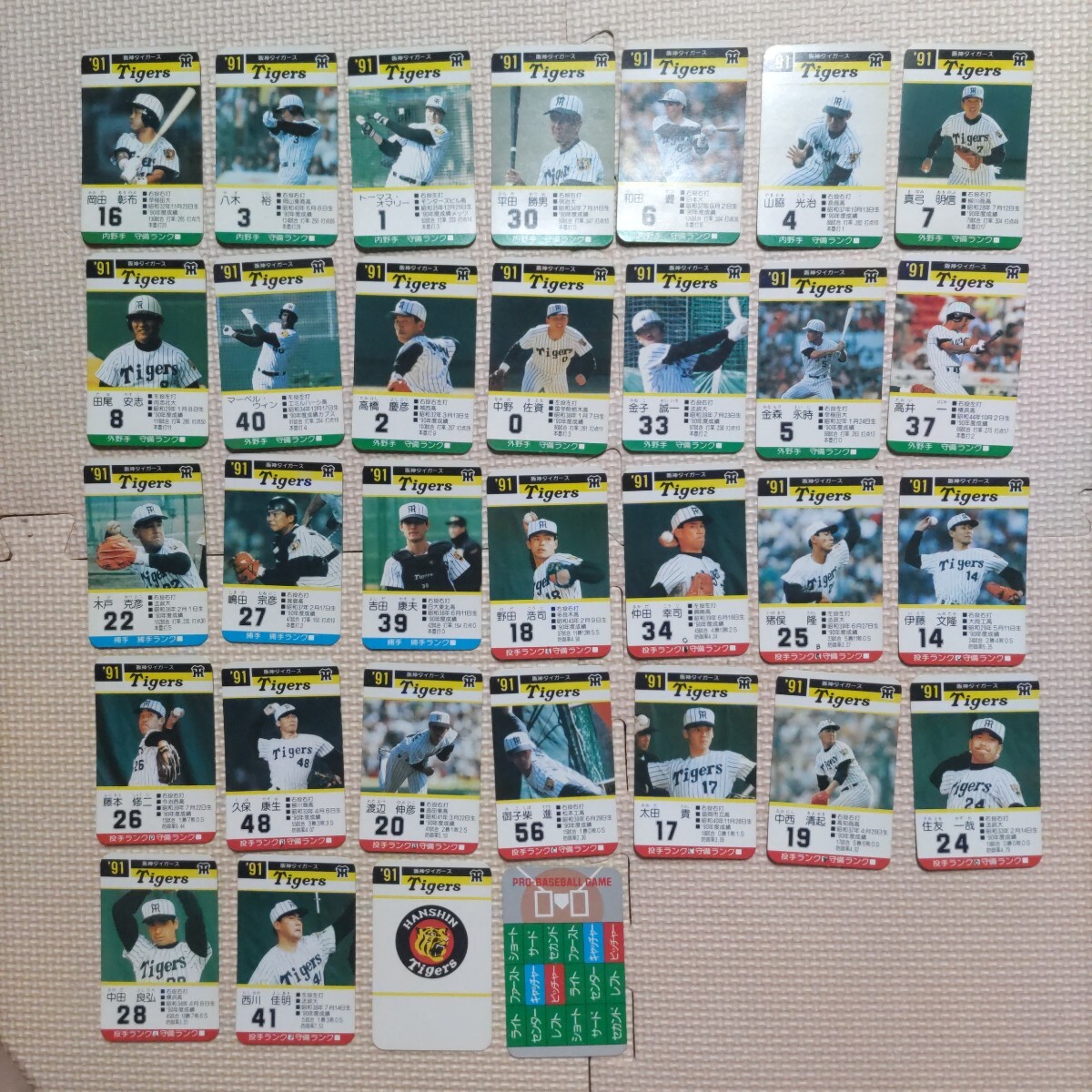 タカラプロ野球カードゲーム昭和57年度阪神タイガース 植松精一の落札