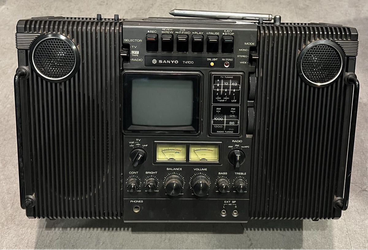 中古】SONY ソニー テレビラジオカセット Mr.JACKALL FX-402 テレビ