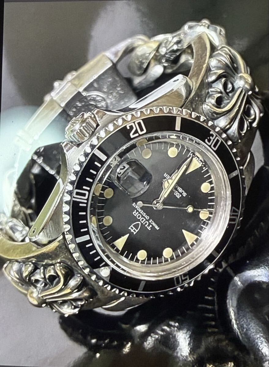 本物 ロイキング 75年製 喜平チェーン仕様 スターリングシルバー925