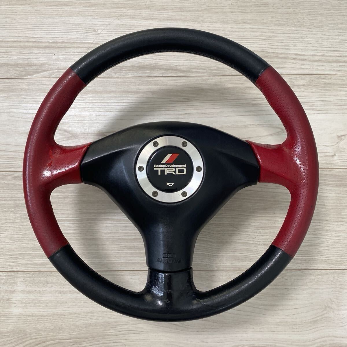中古】トヨタ 純正 OP MOMO ステアリング 375mm モモ ハンドル