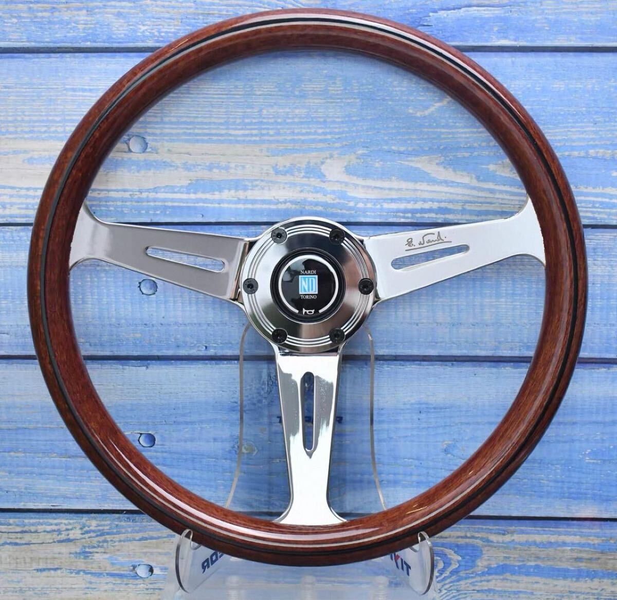当時物】NARDI ナルディクラシック レザー ポリッシュ φ360 並行輸入品