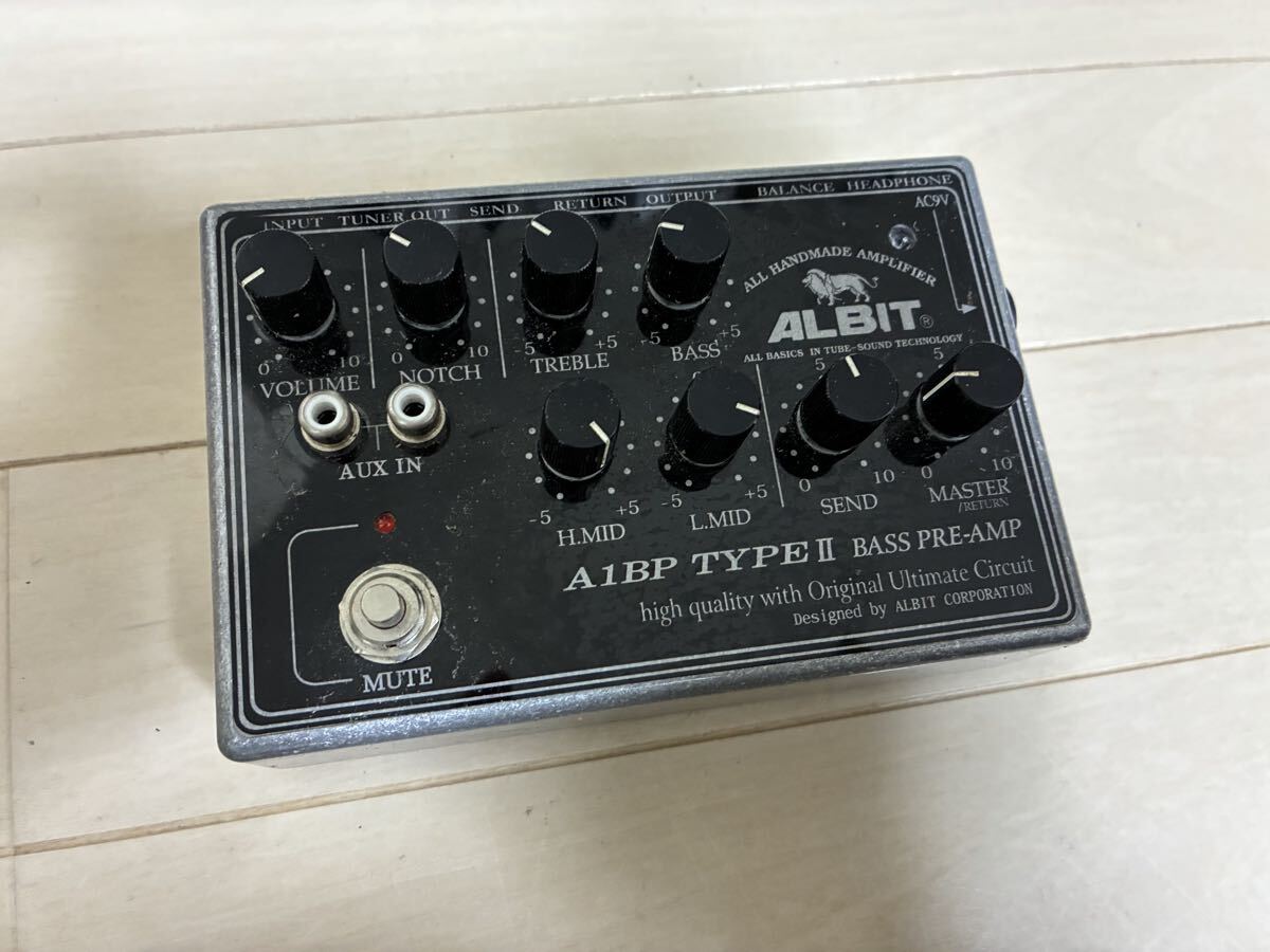 ALBIT A1BP ベースプリアンプ ラックマウントタイプの落札情報詳細
