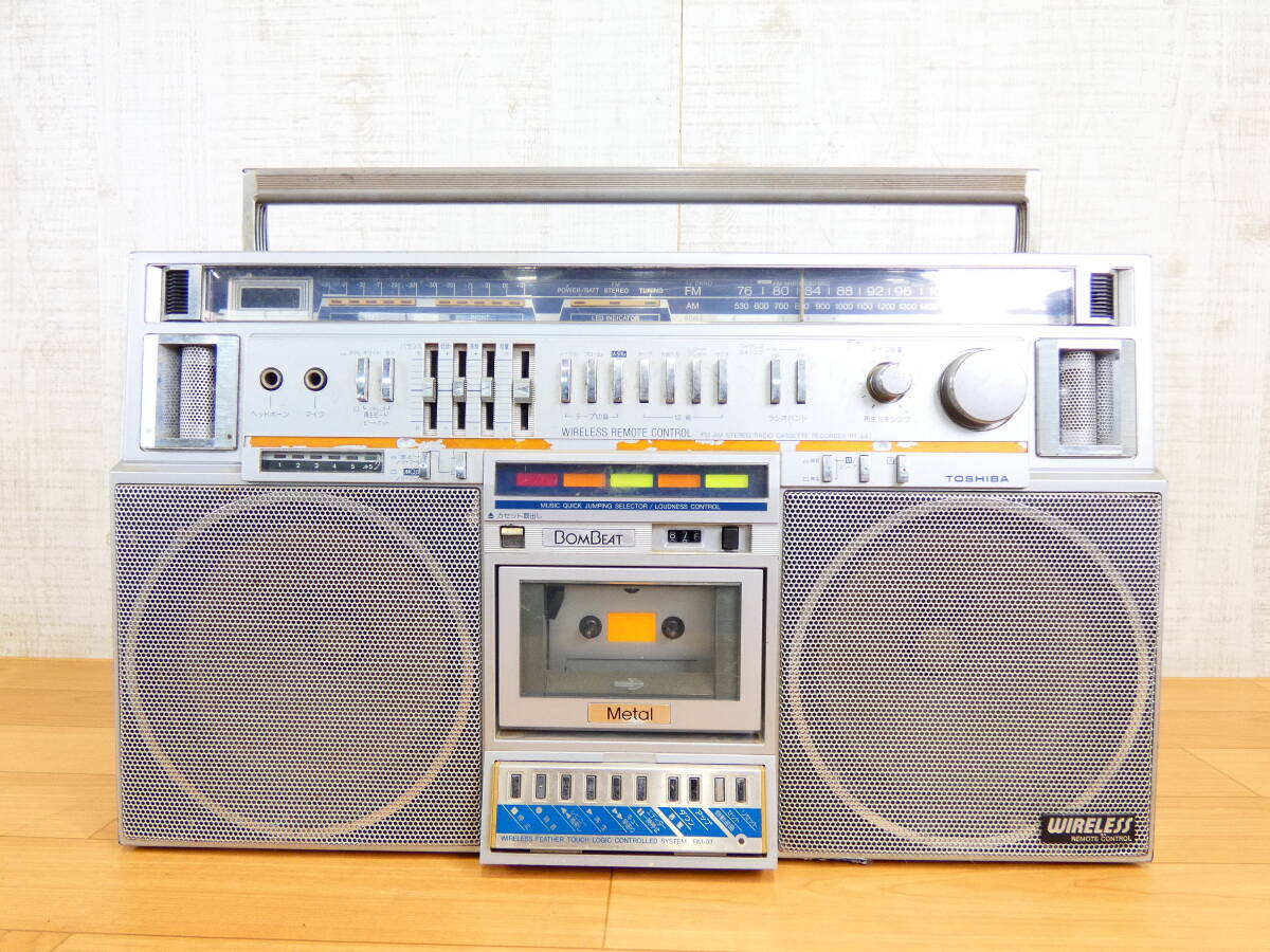 中古】東芝 TOSHIBA ステレオラジオカセットレコーダー ボンビート