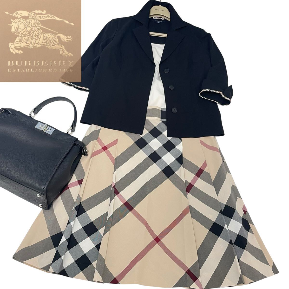 【美品！！】BURBERRY フォーマルスーツ　ジャケット　160A 美品 BURBERRY バーバリー フォーマルスーツ2点セット 160 ジャケット