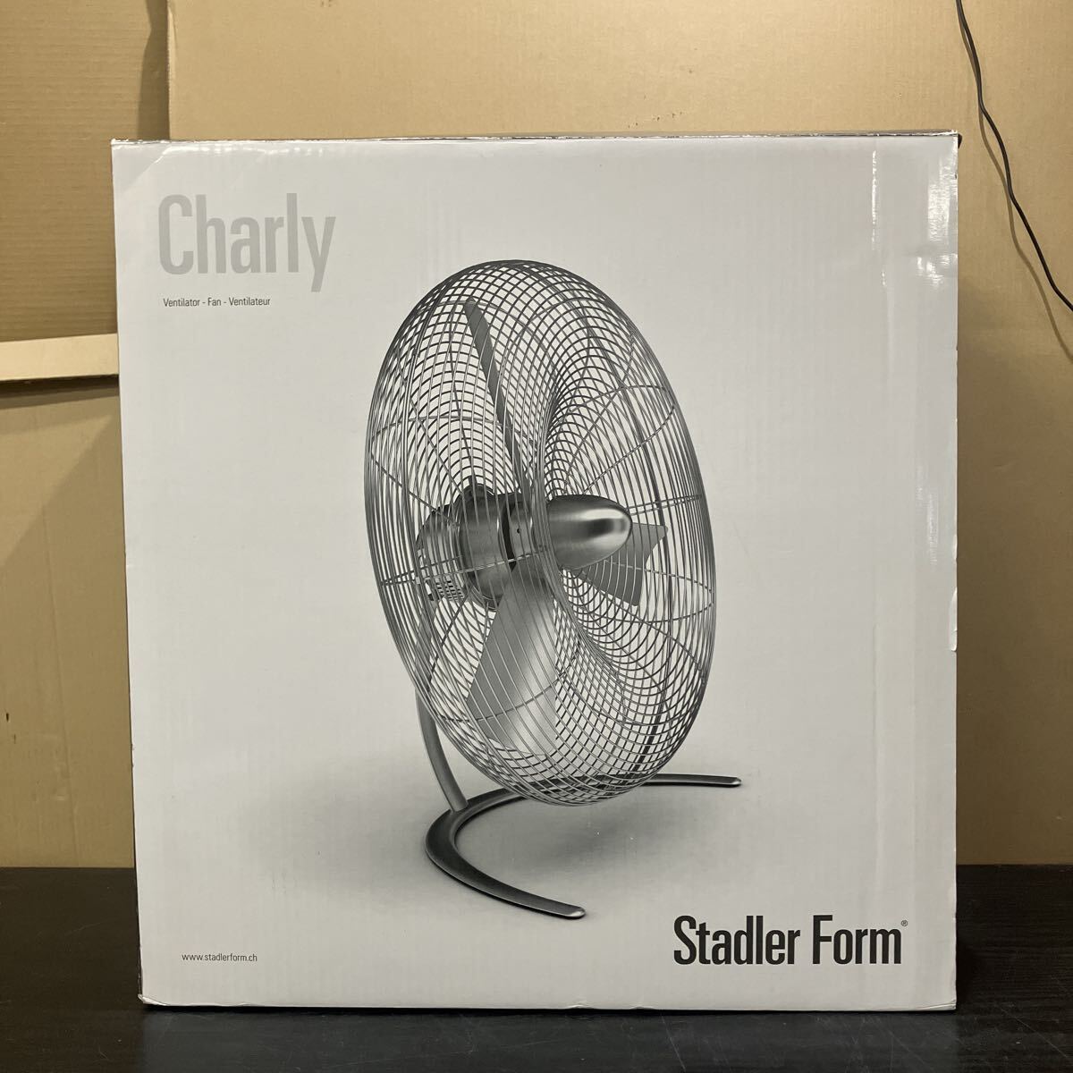 Stadler Form Q-fan ステンレスサーキュレーター/シルバー/デザイン