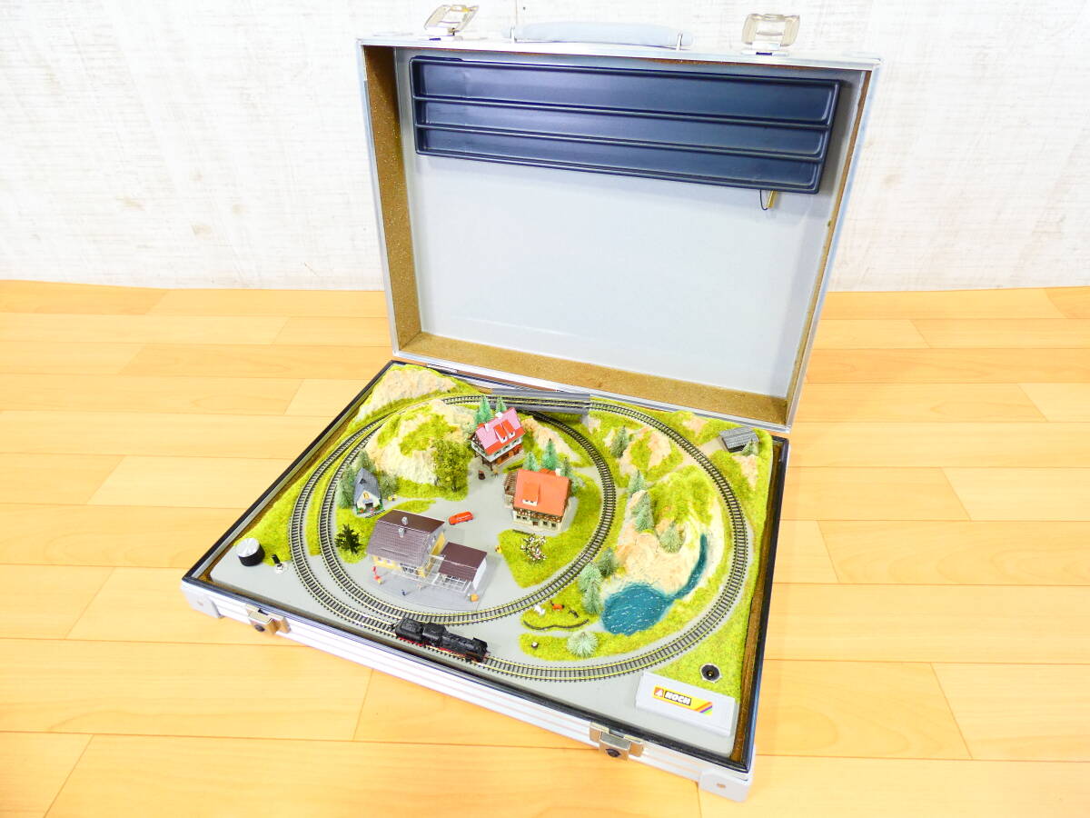レストア用・ジャンク品】!□NOCH Railbag Zゲージ トランクレイアウト