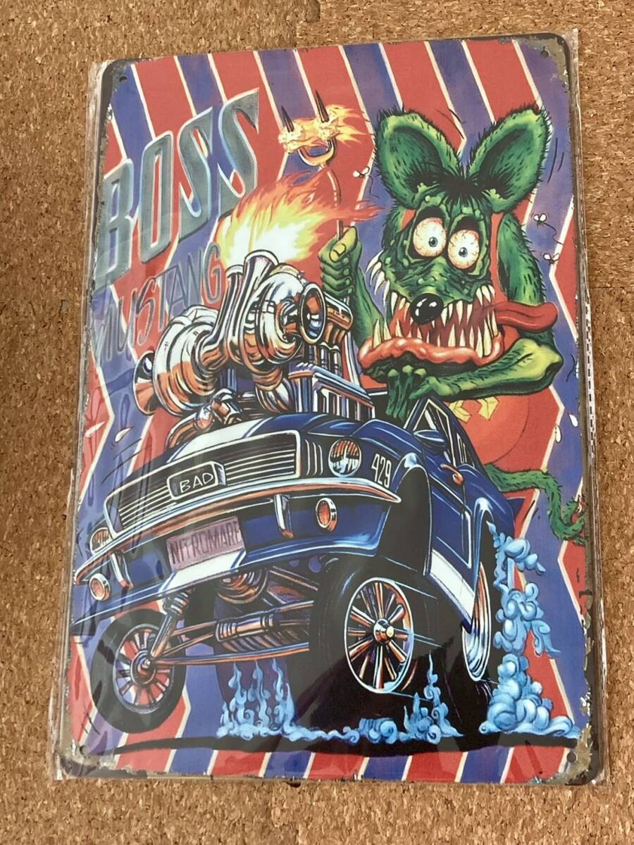 即決】mooneyes ムーンアイズ 購入 ラットフィンク RAT FINK ポスター