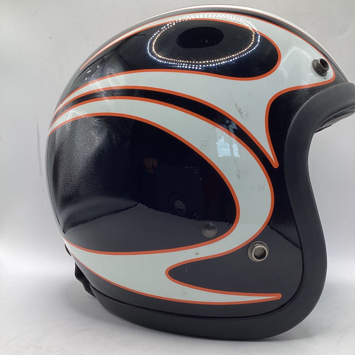 OGKカブト Spindlle スピンドル ジェットヘル 【すぐ発送・送料込】 中古】OGK KABUTO SPINDLLE スピンドル トランスホワイト XLサイズ