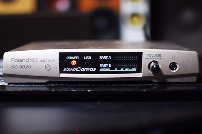 ローランドRoland ED SC-8820 音源モジュール SOUND Canvas DTM