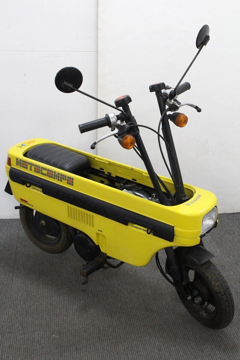 中古】希少 ホンダ モトコンポ イエロー 実働 MOTOCOMPO 白
