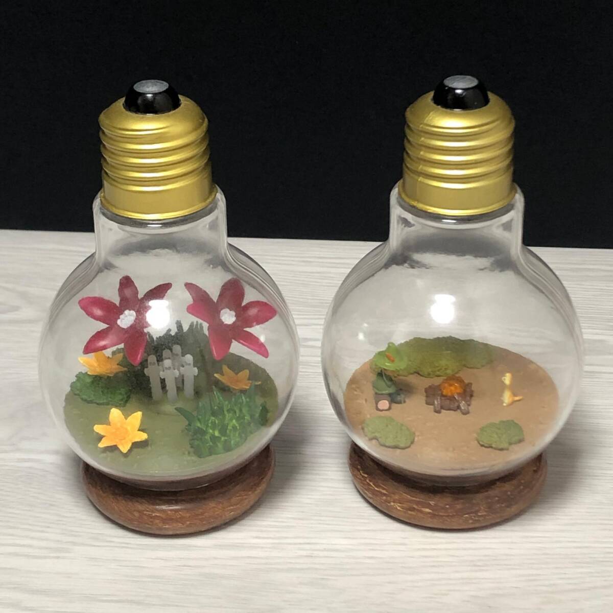 新品】ムーミン Light Bulb テラリウム #4 スナフキン & ティーティ
