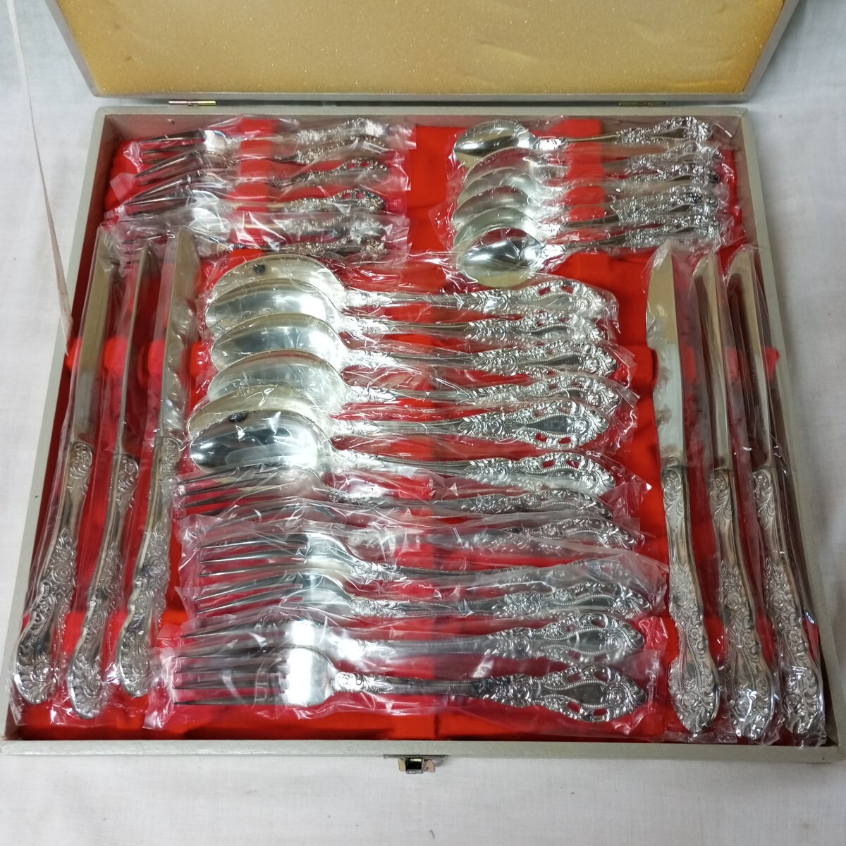 新品】【M179】AZUMA 銀製品 銀食器 シルバー お皿 5客 フォーク 5客