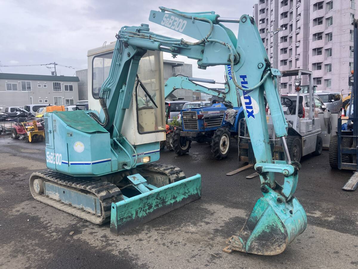 傷や汚れあり】札幌発☆【動作OK!】バックホー ユンボ ハニックス 