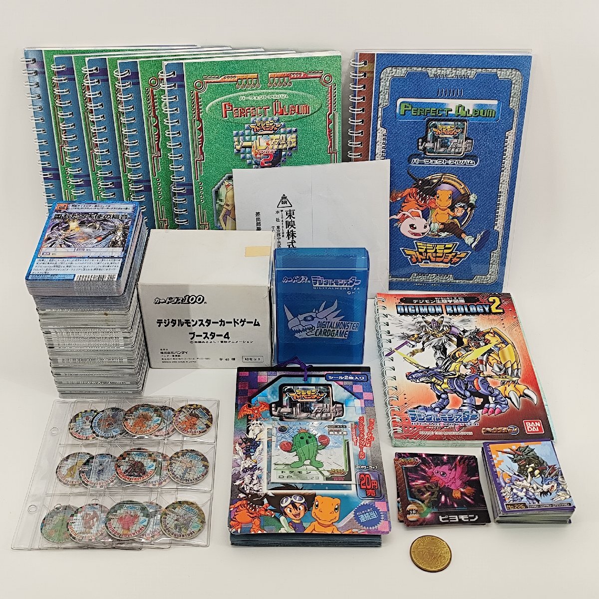 中古】【香港限定】デジモンカードα 四聖獣4枚セット 銀ver 美品【他に