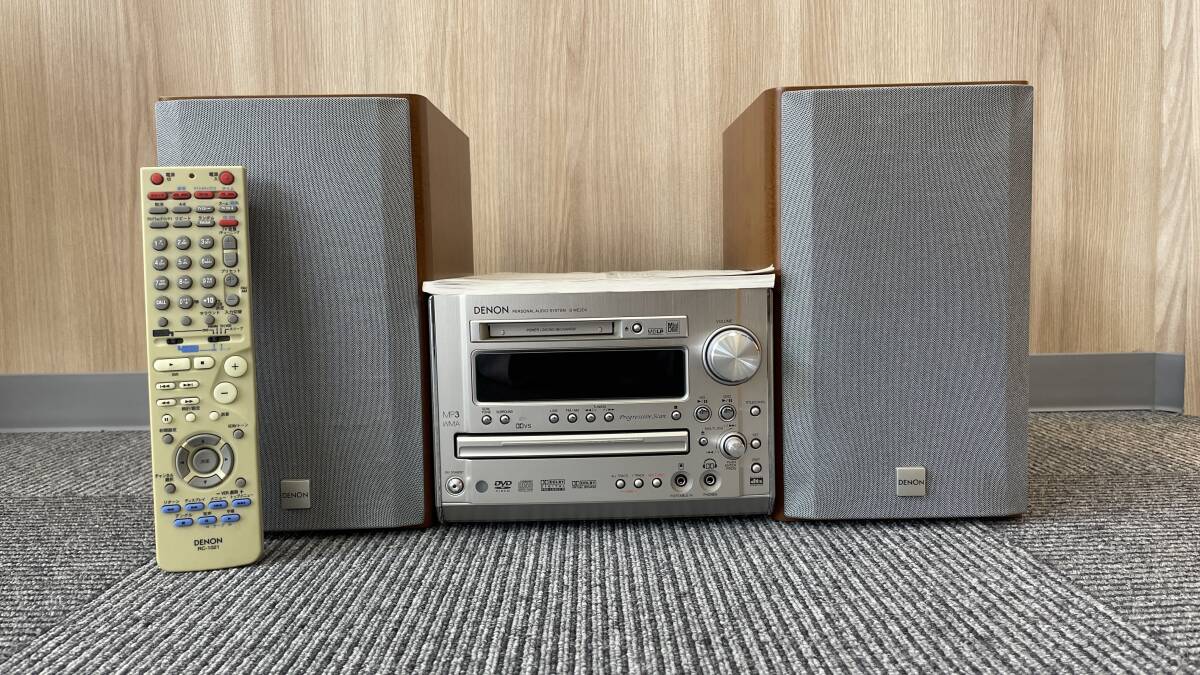 昭和レトロ DENON ミニコンポ USC-555 USC-555 CDのみ不良 状態きれい