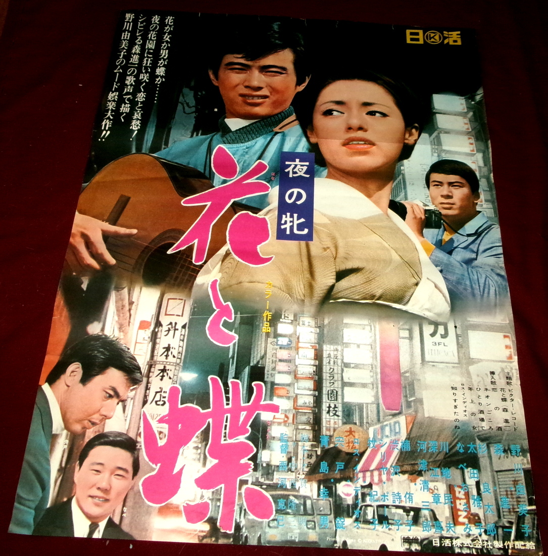 映画ポスター 日活「肉体の門」宍戸錠 松尾嘉代 野川由美子 監督/鈴木