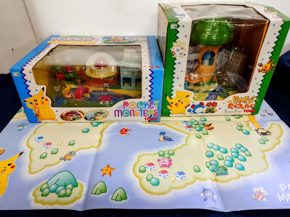 中古】希少 レアちびポケハウス アーシア本島 ピカチュウ探検隊