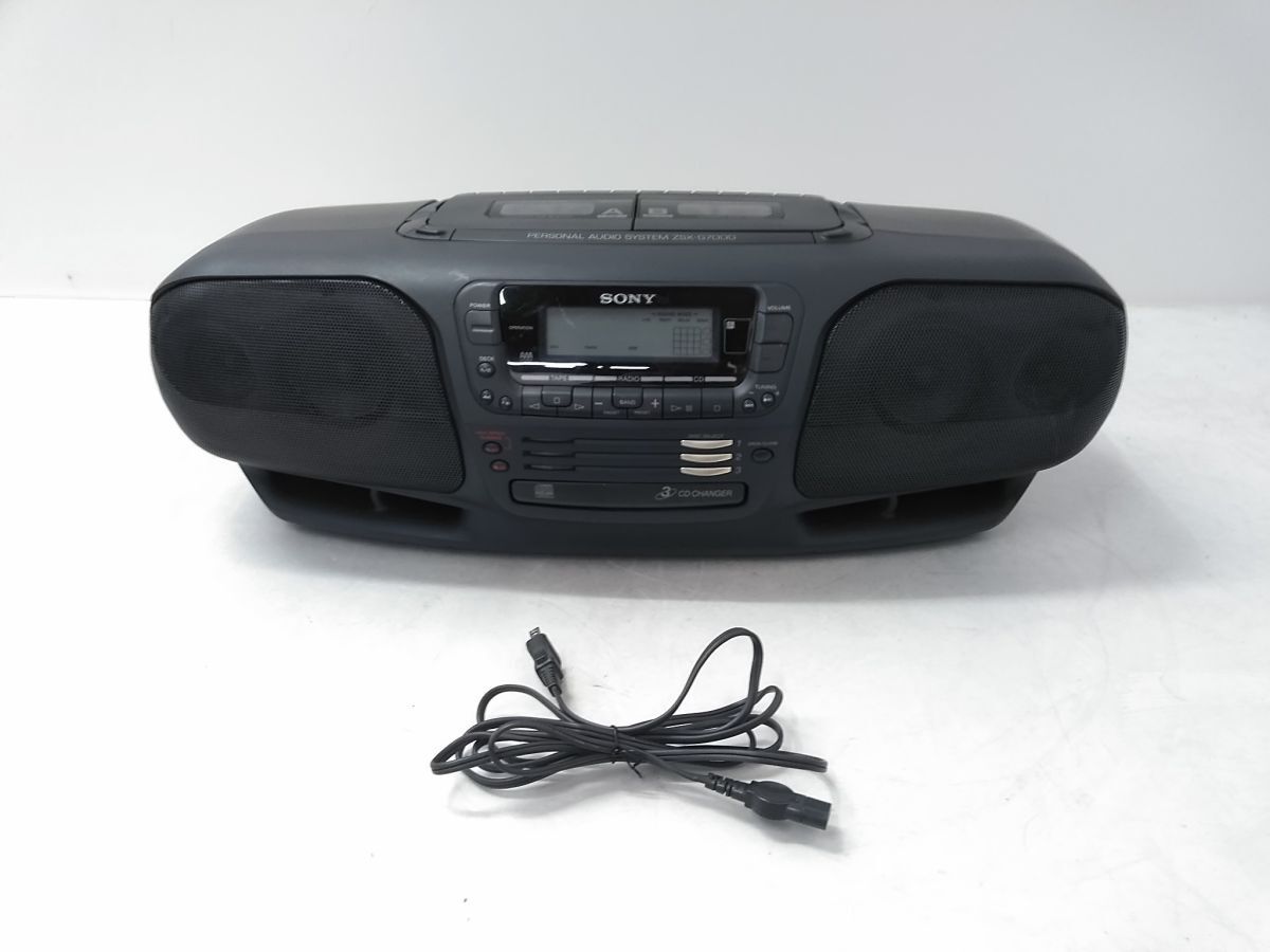 ☆SONY ソニー CDラジカセ ZSX-7000 1995年製☆の落札情報詳細 - Yahoo